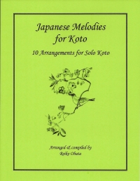 Japanese Melodies for Koto music book
